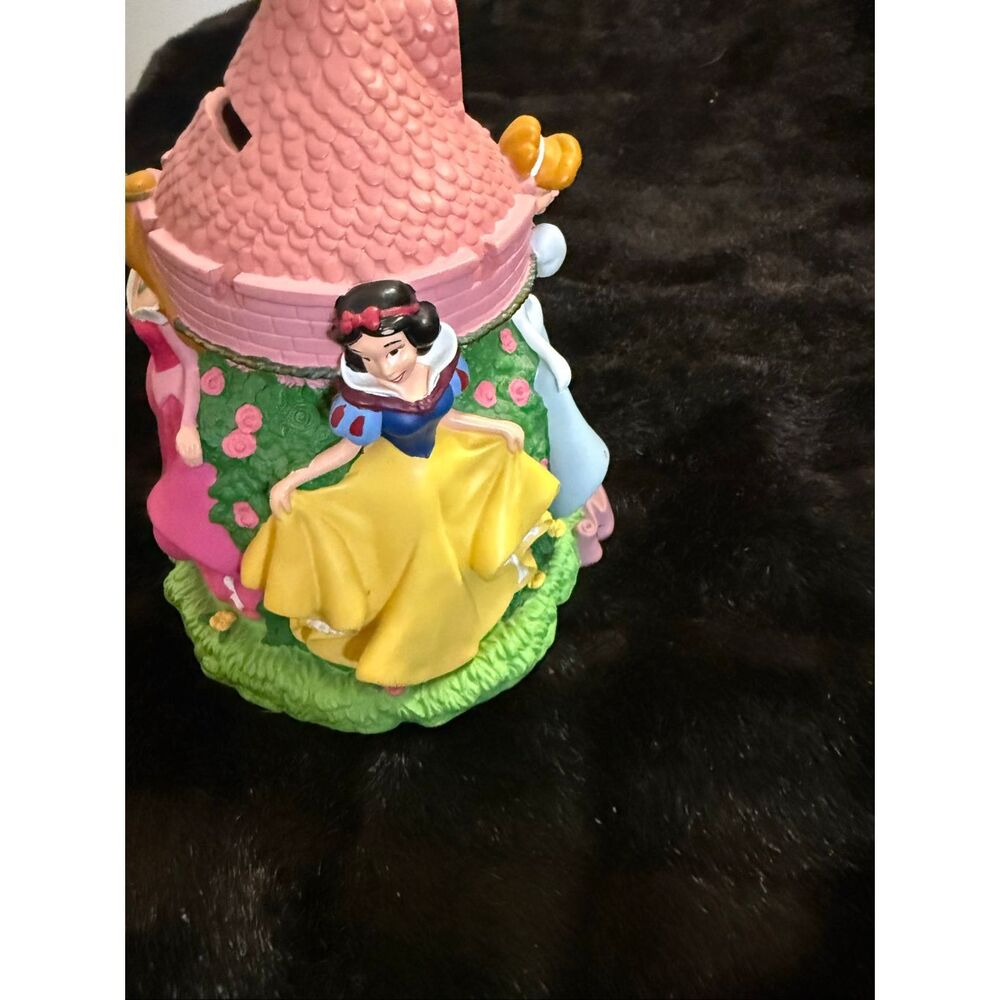 Vtg Disney World Princess Coin Piggy Bank Belle/ Snow White/ Cinderella/ Aurora - Picture 2 of 6